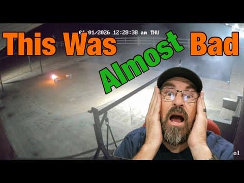 A Fire Started After Fireworks Display On New Years