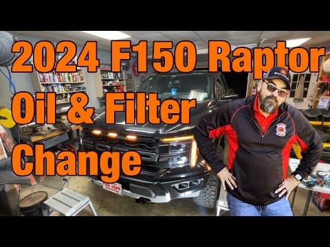 How To Change Oil On A 2024 Ford Raptor!